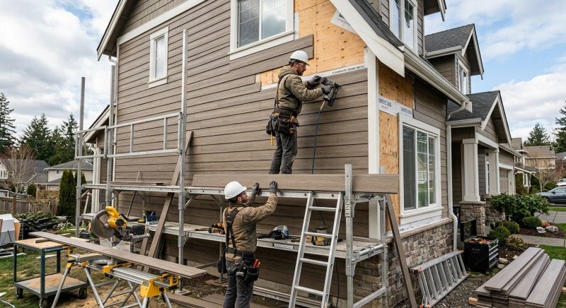 Composite Siding Installation in Milliken, CO