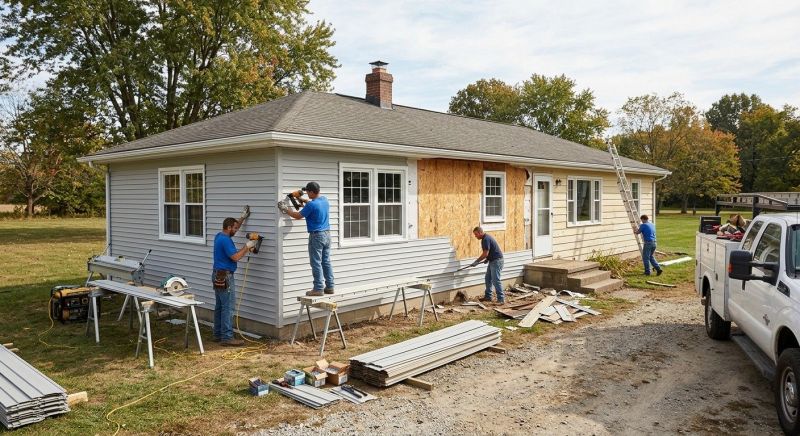 Damaged Siding Replacement in Larimer County, CO