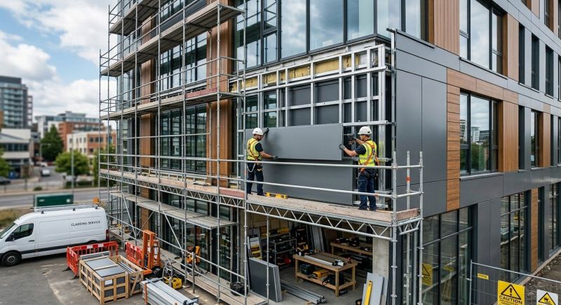 Facade Cladding Installation in Larimer County, CO