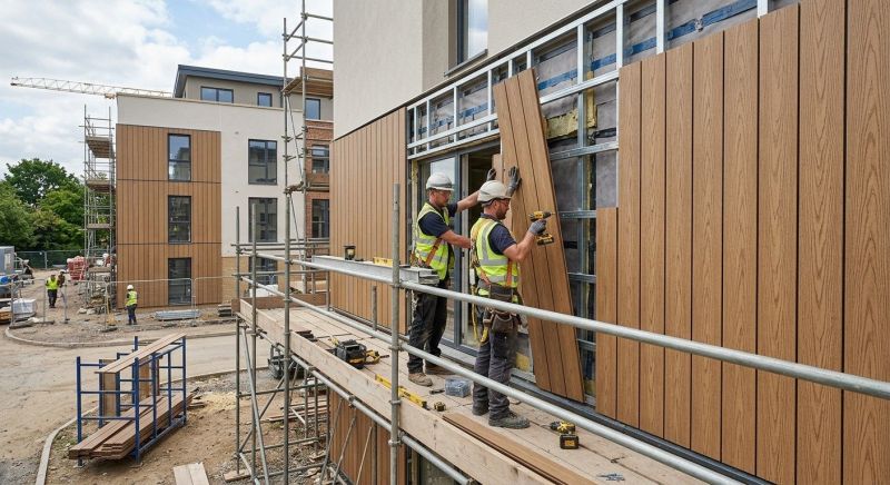 Facade Cladding Installation in Larimer County, CO