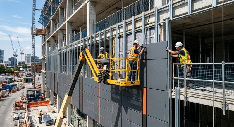 Facade Cladding Installation in Larimer County, CO