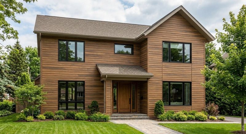 Faux Wood Siding Installation in Evans, CO