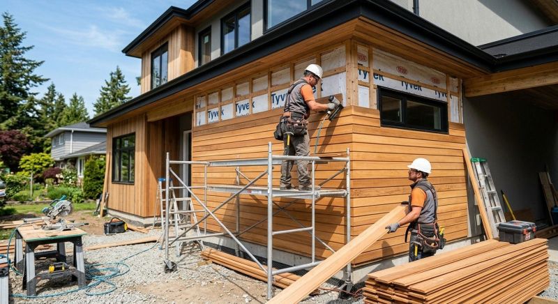 Faux Wood Siding Installation in Evans, CO