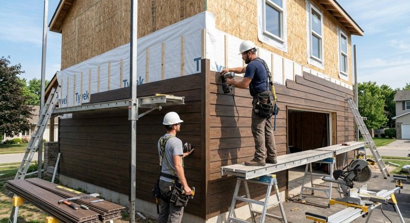 Faux Wood Siding Installation in Greeley, CO